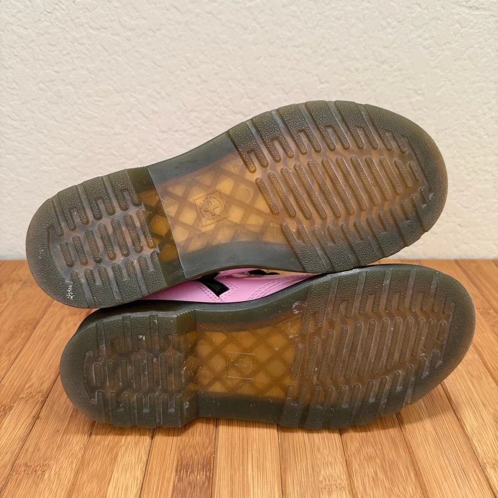 Dr. Martens 1460 Patent Leather Pink Docs Youth‎ sz 4 NWOB